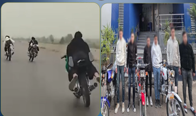 ضبط 3 دراجات نارية تقوم بحركات استعراضية خطيرة بالدقهلية